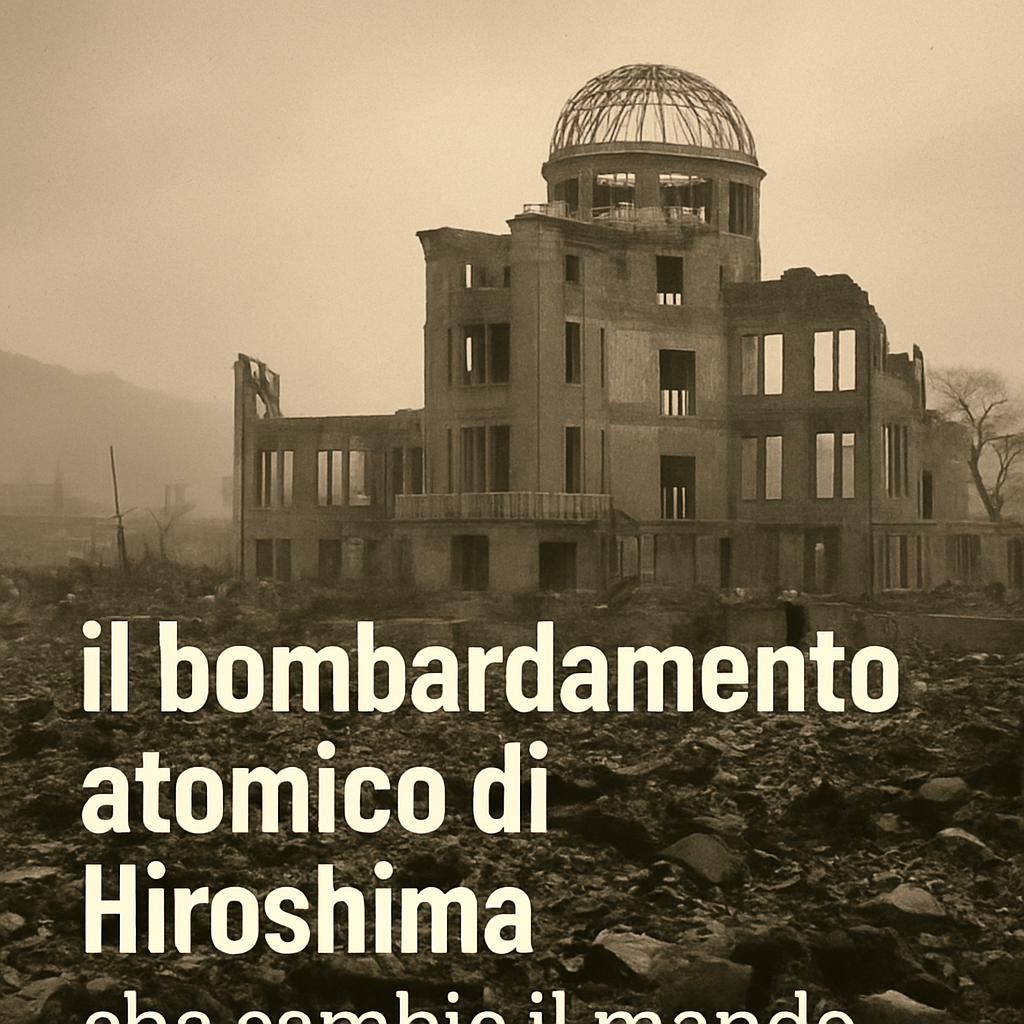 6 agosto 1945: il bombardamento atomico di Hiroshima che cambiò il mondo